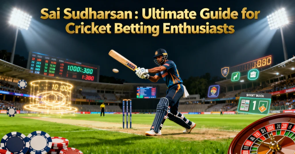 Sai Sudharsan: Ultimate Guide for Cricket Betting Enthusiasts