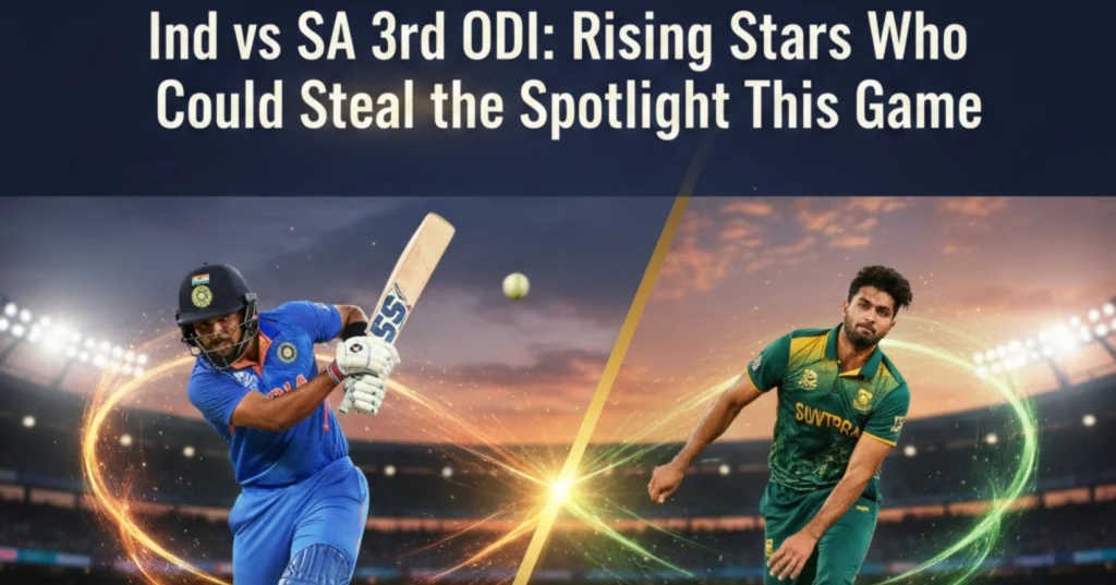 Ind vs SA 3rd ODI: Rising Stars Who Could Steal the Spotlight This Game