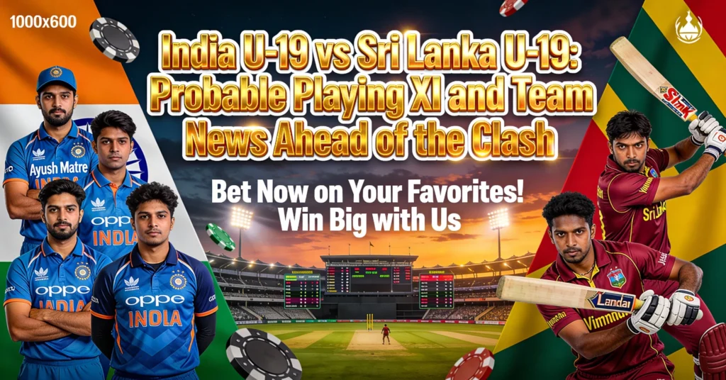 India U-19 vs Sri Lanka U-19: Probable Playing XI and Team News Ahead of the Clash