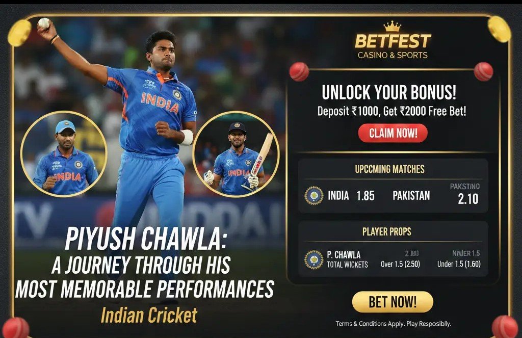 Piyush Chawla: A Journey Through His Most Memorable Performances in Indian Cricket