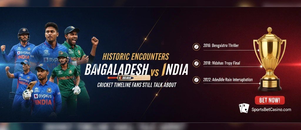 Historic Encounters in the Bangladesh vs India Cricket Timeline Fans Still Talk About