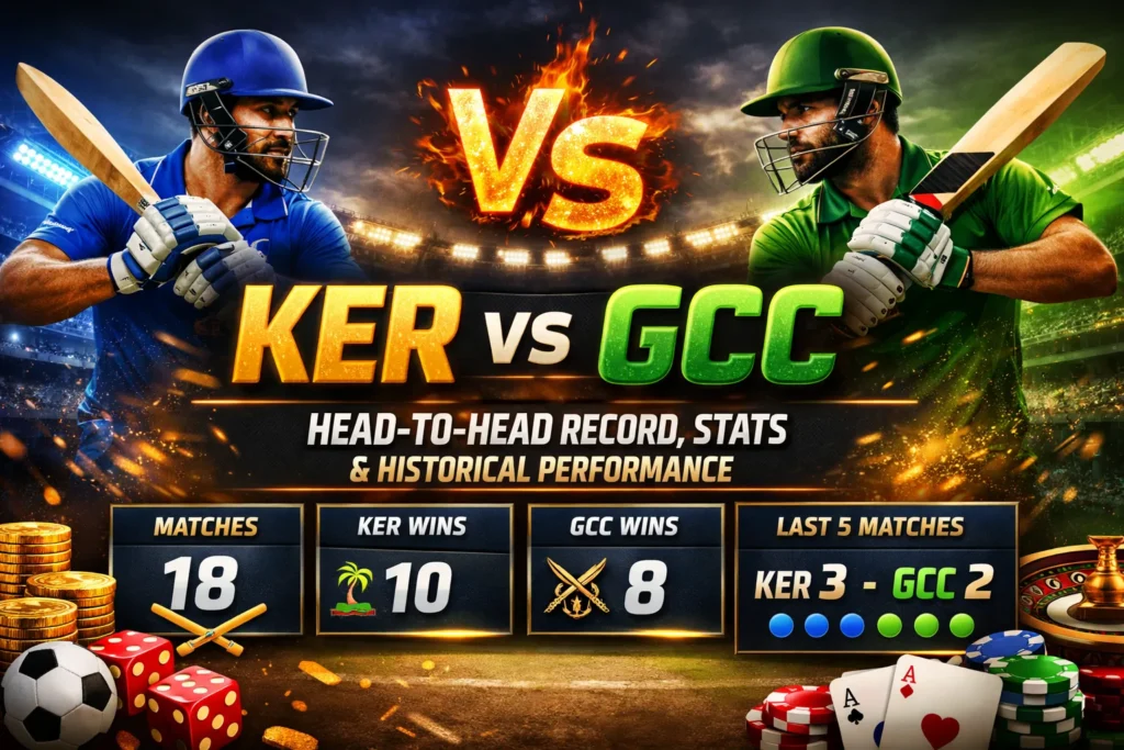 Ker vs GCC Head-to-Head Record, Stats & Historical Performance