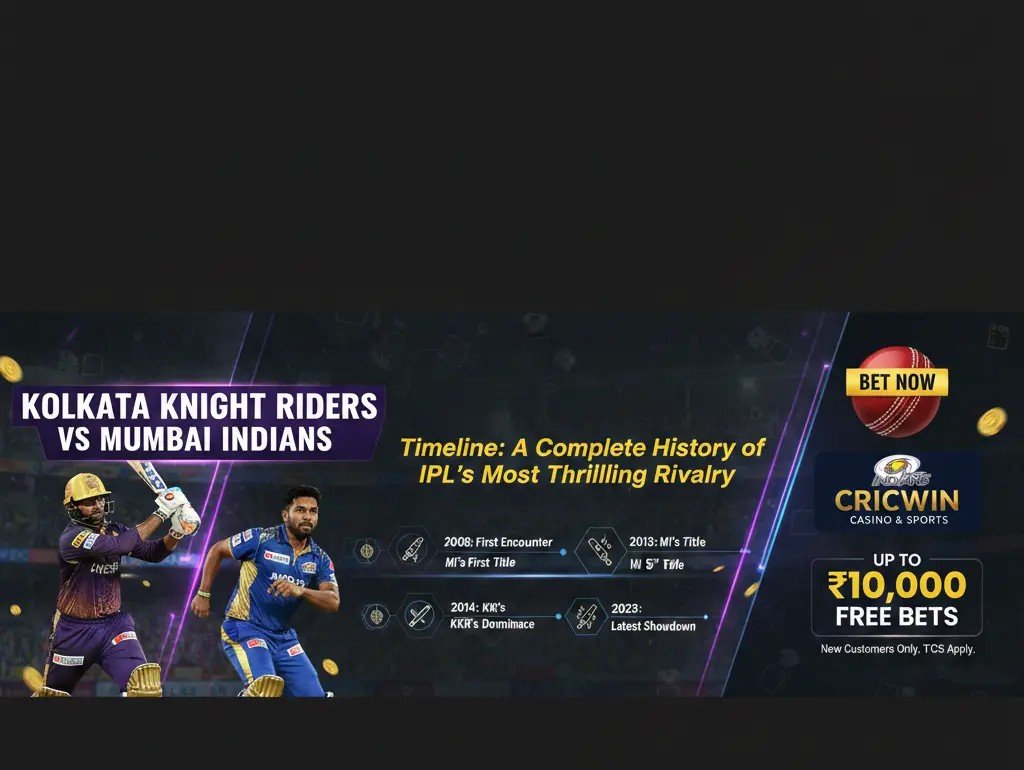 Kolkata Knight Riders vs Mumbai Indians Timeline: A Complete History of IPL’s Most Thrilling Rivalry