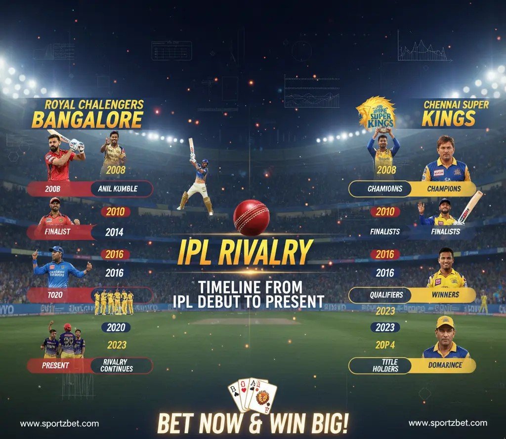 Royal Challengers Bangalore vs Chennai Super Kings Timeline From IPL Debut to Present