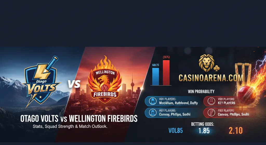 Otago Volts vs Wellington Firebirds – Stats, Squad Strength & Match Outlook