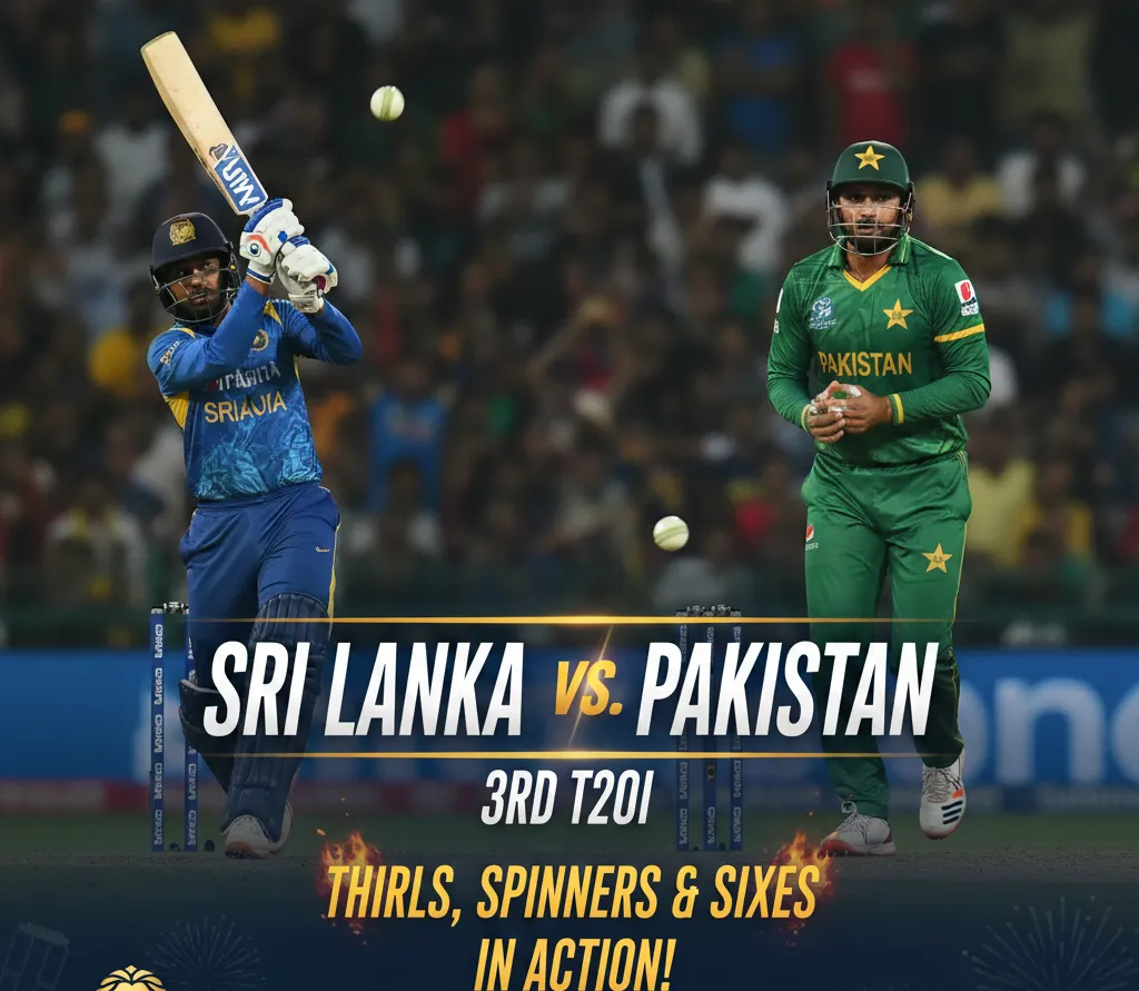 Sri Lanka vs Pakistan (3rd T20I): Thrills, Spinners, and Sixes in Action