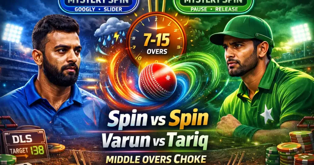 IND vs PAK – T20: Spin vs Spin — Varun Chakravarthy vs Usman Tariq