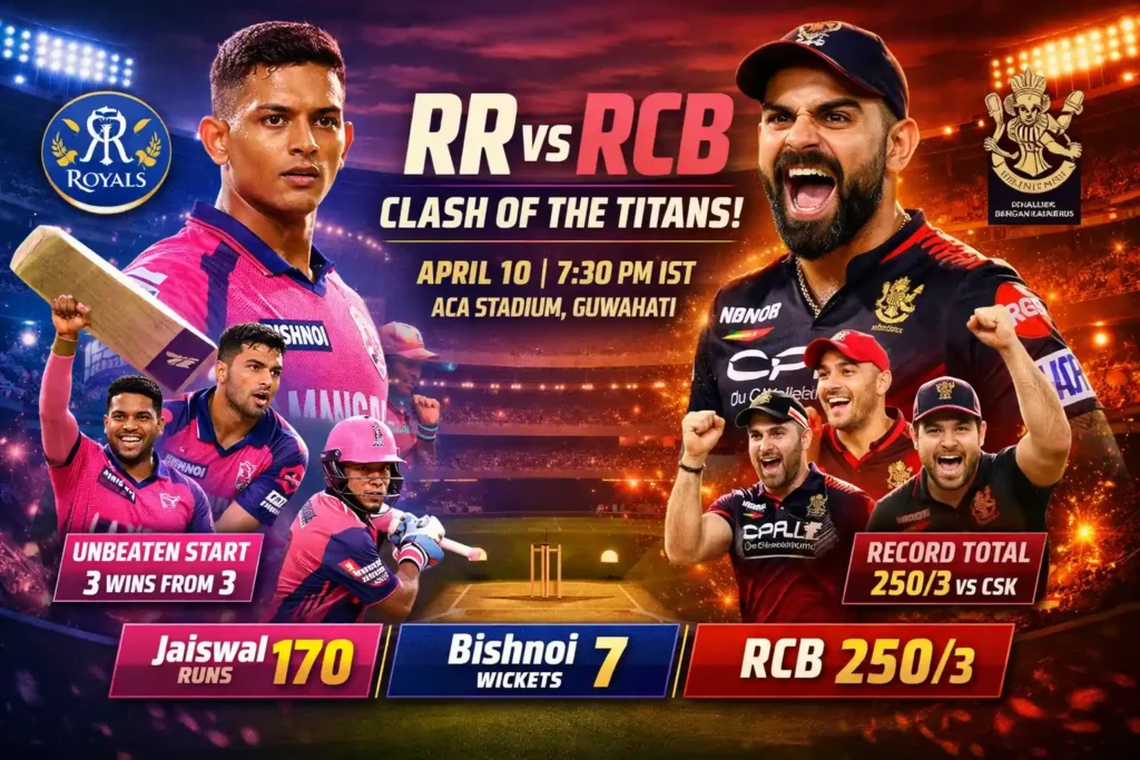 Rajasthan Royals vs Royal Challengers Bengaluru